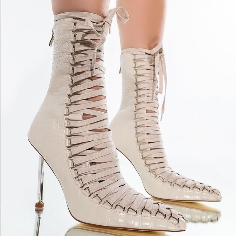 Lace Up Booties